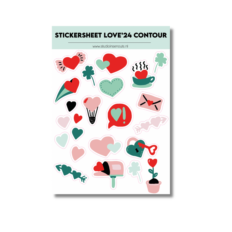 Sticker vel Kontur | Love'24