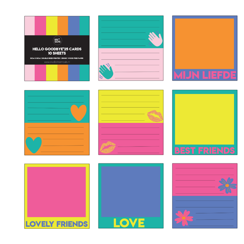 Polaroid Kaartjes | Schrijfkaartjes | Hello Goodbye'25