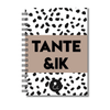 Invulboek Tante & Ik | Herinneringenboek Tante & Nichtje | Dots Sand