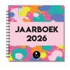 Jaarboek 2026 | Invulboek 2026 | Fotoboek Jaarboek | Vlekken Verschillende Kleuren