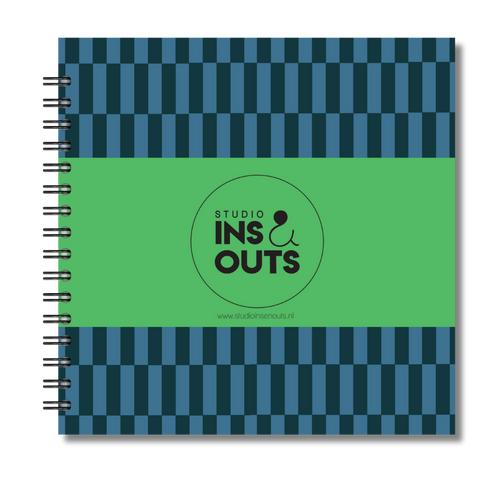 Jaarboek 2026 | Invulboek 2026 | Fotoboek Jaarboek | Hokjes Blauw Groen