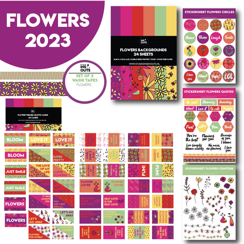 Washi-Bänder | Blumen 2023