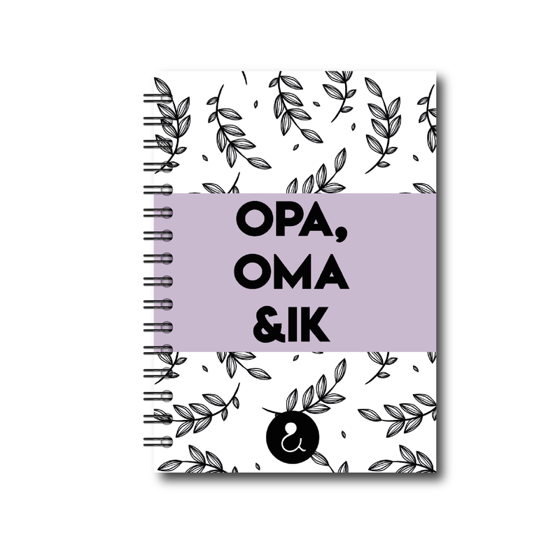 Ausfüllbuch für Opa & Oma | lila