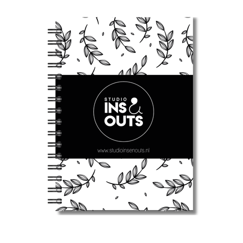 Invulboek Papa & Ik | Herinneringenboek Vader & Kind | Botanical Zwart